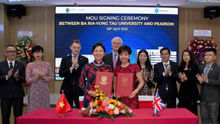 Lễ ký kết MOU giữa trường Đại học Bà Rịa - Vũng Tàu (BVU) với Tập đoàn Giáo dục Pearson