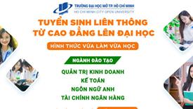 Đại học Mở TP.HCM tuyển sinh liên thông từ CĐ lên ĐH chính quy năm 2024