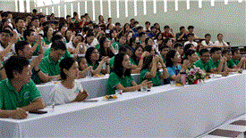 Ngày hội Thư viện “Thắp lửa tri thức - Kiến tạo tương lai” khơi gợi tinh thần tự học và tự đọc.