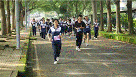 Trường đại học với các hoạt động thúc đẩy sinh viên sống khỏe