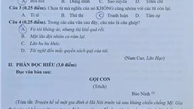Đề thi tuyển sinh môn Văn lớp 10 Trường THPT chuyên Khoa học tự nhiên Hà Nội năm 2025 kèm đáp án