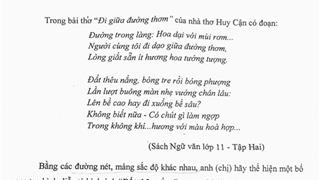 Đề thi môn Vẽ Mỹ thuật mà... ngỡ như đề thi Văn