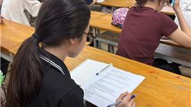 Nhiều sinh viên vẫn chật vật với tiếng Anh