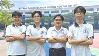 Thành tích hiếm có của 4 nam sinh đạt giải nhất học sinh giỏi quốc gia