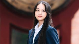 Nữ sinh xinh đẹp thi vượt cấp giành giải Nhất kỳ thi học sinh giỏi Hà Nội