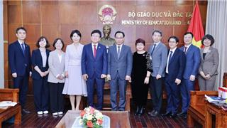 Quyền Bộ trưởng Bộ GD&ĐT Hoàng Minh Sơn: Đề nghị đại học Hàn Quốc mở phân hiệu tại Việt Nam