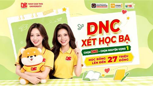 Trường Đại học Nam Cần Thơ: hơn 2.000 suất học bổng giá trị dành cho tân sinh viên