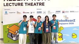 Sinh viên ĐH Kinh tế TP.HCM đoạt giải nhì cuộc thi lập trình robot 2026 tại Singapore
