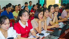 Giáo viên học cách dùng AI hỗ trợ thiết kế giáo án, bài giảng