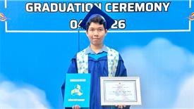 Tốt nghiệp sớm loại xuất sắc, nam sinh mang nghiên cứu y tế số ra quốc tế