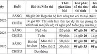 Giám sát đặc biệt kỳ thi lại của 328 thí sinh tại điểm thi Trường THPT Chuyên Tuyên Quang