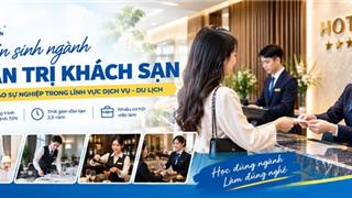 Phương thức tuyển sinh ngành Quản trị Khách sạn