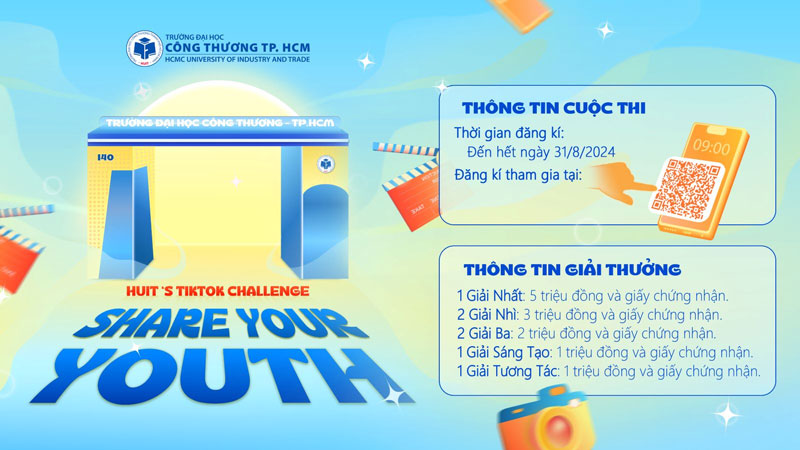 Phát động cuộc thi Sáng tạo Video Tiktok chủ đề HUITs Tiktok Challenge: Share your Youth