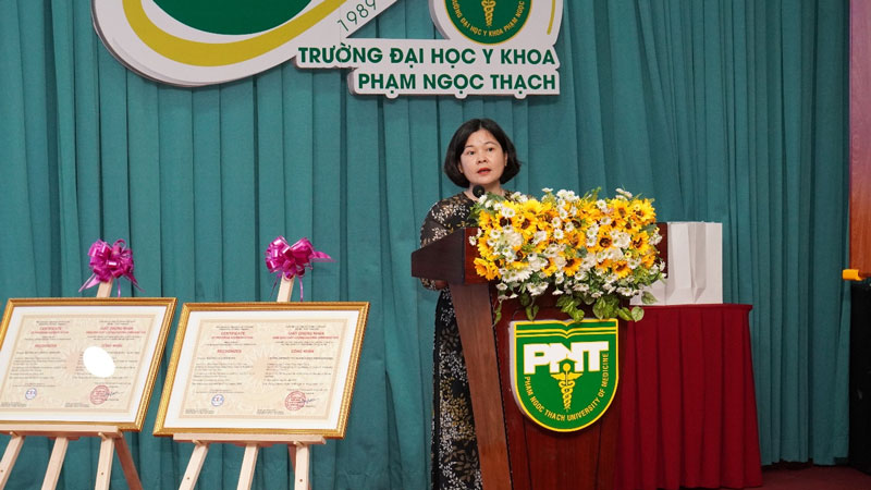 100% chương trình đào tạo đại học của ĐH Y Khoa Phạm Ngọc Thạch đạt chuẩn kiểm định chất lượng giáo dục