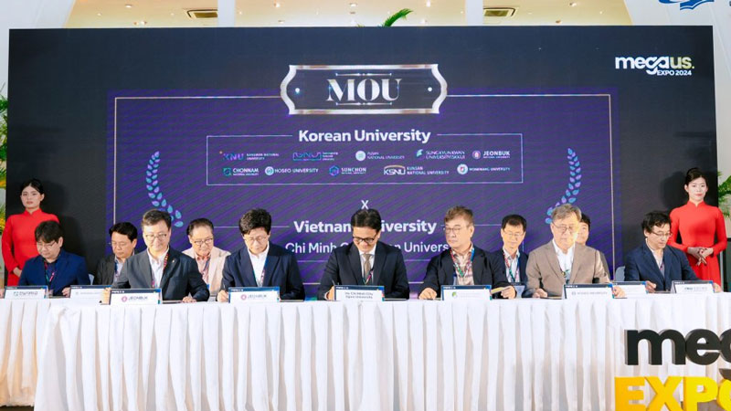 Ký kết hợp tác với 11 trường ĐH Hàn Quốc: Trường ĐH Mở TP.HCM tăng cường trao đổi văn hoá và học thuật cho sinh viên