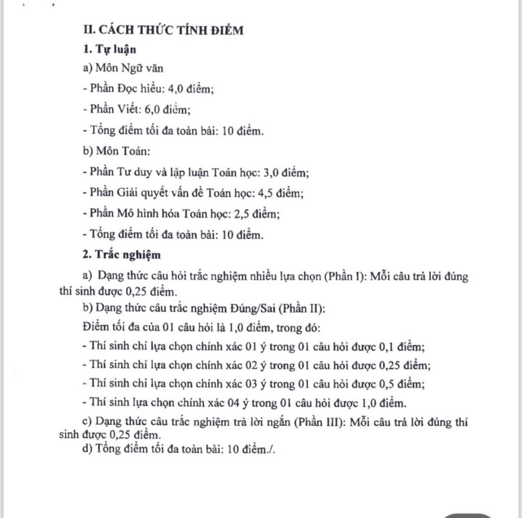 Hà Nội công bố đề minh họa 7 môn thi vào lớp 10 theo chương trình mới: Dẫn hướng cho dạy, học