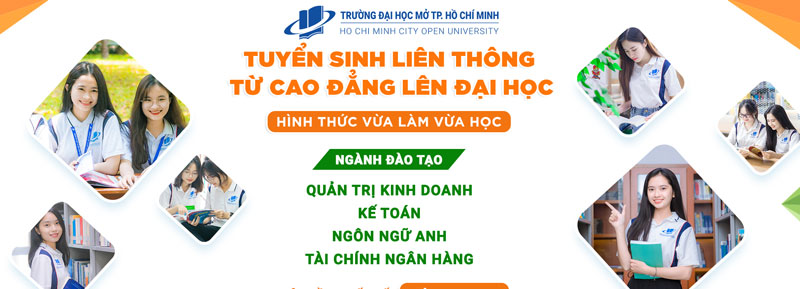 Đại học Mở TP.HCM tuyển sinh liên thông từ CĐ lên ĐH chính quy năm 2024