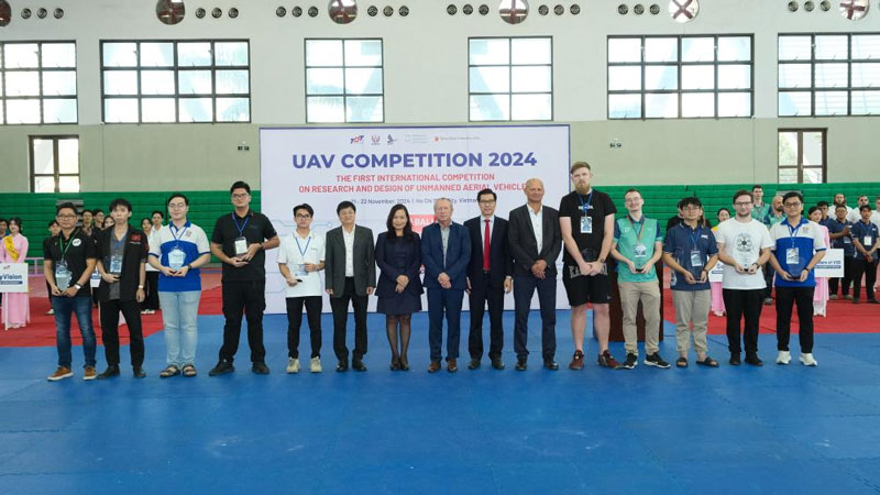 Cuộc thi quốc tế về nghiên cứu và thiết kế UAV lần đầu tiên được tổ chức tại trường ĐH Tôn Đức Thắng