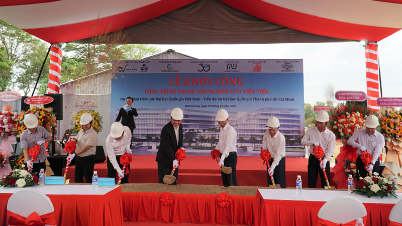 Khởi công Trung tâm Nghiên cứu tiên tiến và Đổi mới sáng tạo 700 tỉ của ĐHQG-HCM