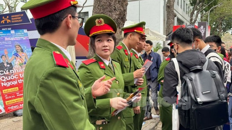 Nhiều điểm mới trong tuyển sinh đại học năm 2025 khối trường công an