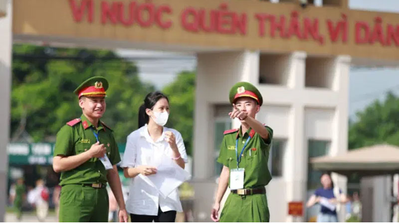 Bộ Công an mở rộng tổ hợp xét tuyển hơn gấp đôi so với năm 2024