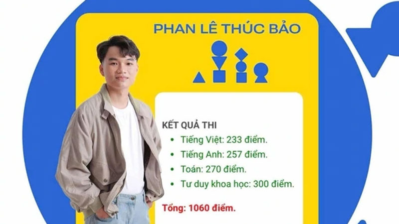 Thủ khoa kỳ thi đánh giá năng lực ĐHQG-HCM năm 2025 là sinh viên năm 2 ĐH Khoa học Tự nhiên