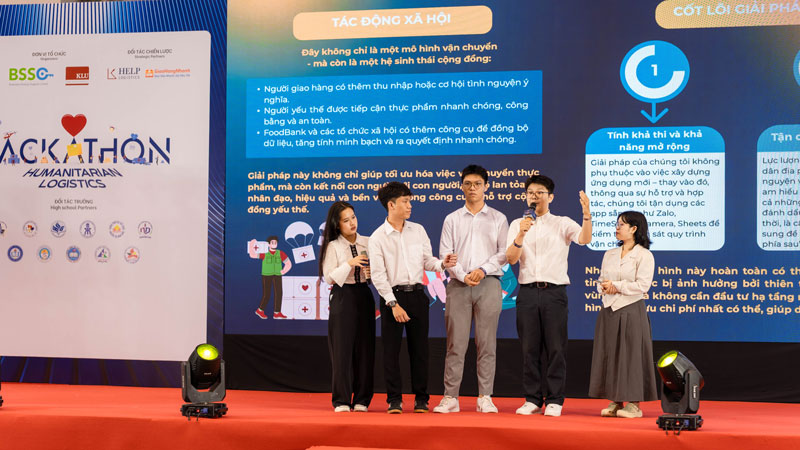 Trao 20 giải cho các đội xuất sắc chương trình Hackathon Logistics nhân đạo 2025