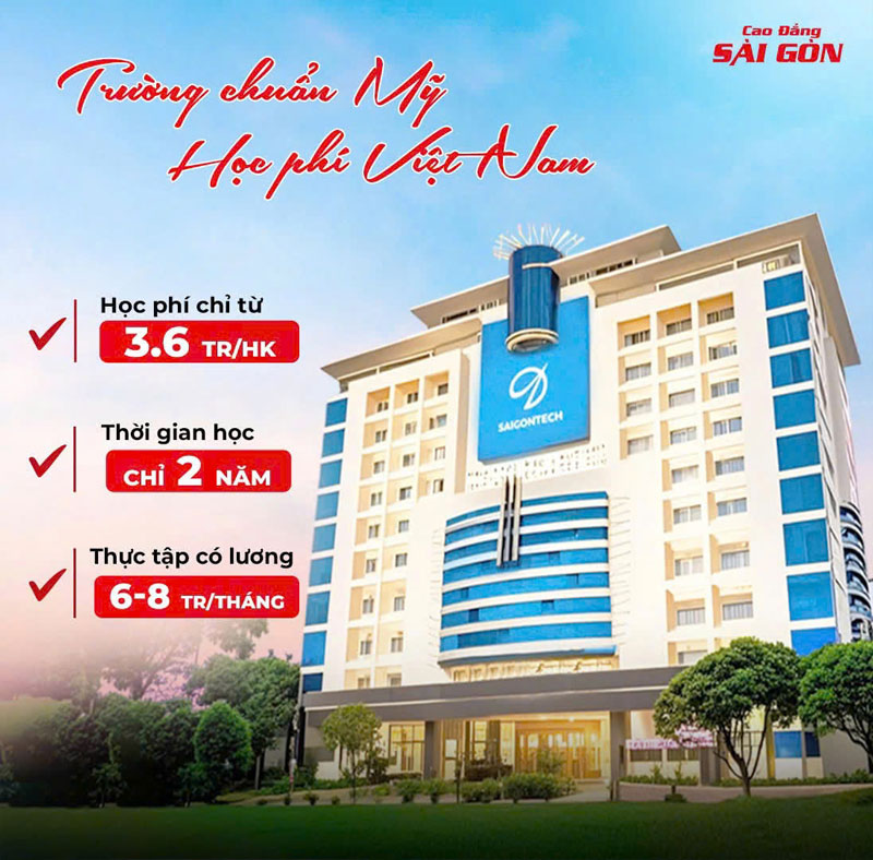 Học tại Cao đẳng Sài Gòn: Giải tỏa nhiều nỗi lo cho thí sinh