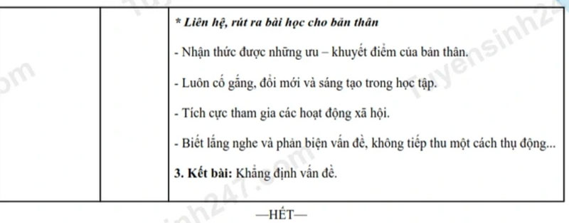 Đề thi và đáp án môn ngữ văn lớp 10 năm 2025 tỉnh Sóc Trăng