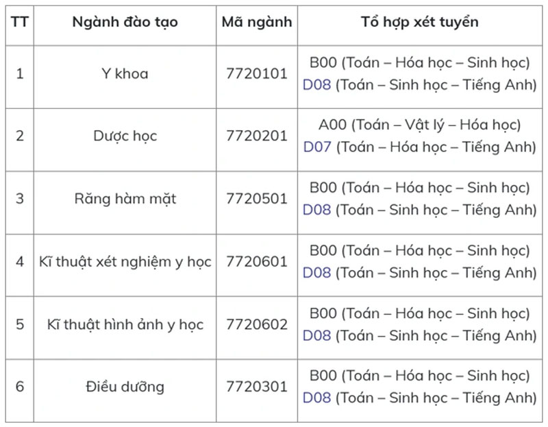 Trường ĐH Y dược Hà Nội thêm 2 tổ hợp mới, vẫn xét chứng chỉ IELTS