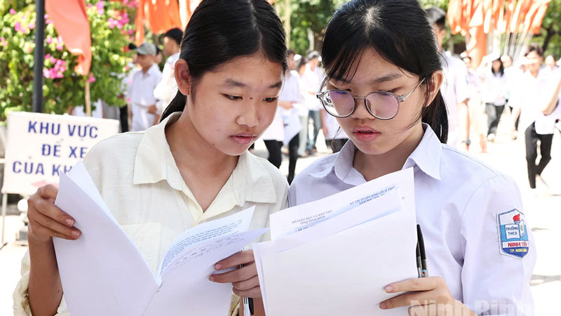 Điểm chuẩn trúng tuyển lớp 10 các trường THPT công lập tỉnh Ninh Bình năm học 2025-2026