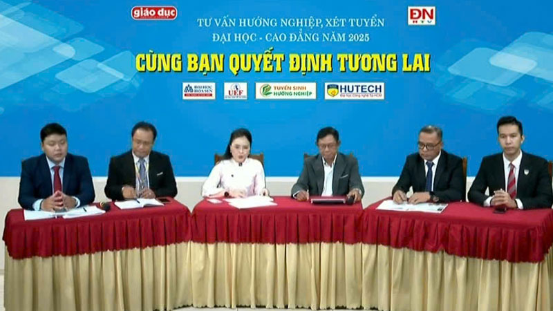 Bắt đầu các chương trình truyền hình trực tiếp Tư vấn xét tuyển ĐH - CĐ năm 2025 – Cùng bạn quyết định tương lai