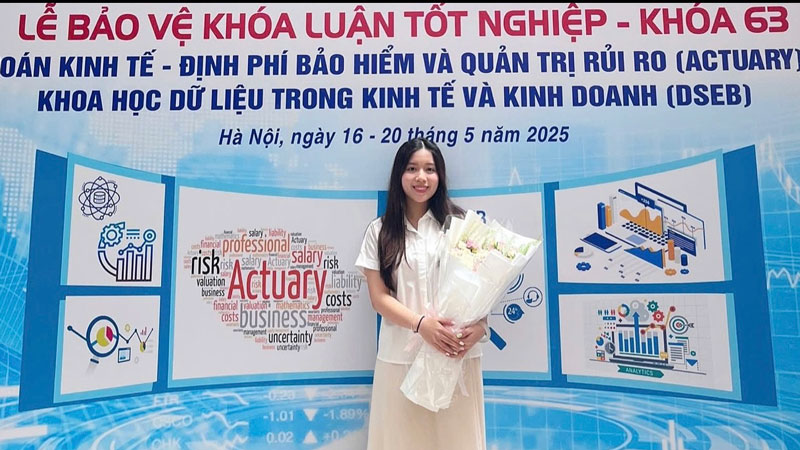 Thủ khoa điểm cao kỷ lục ở Đại học Kinh tế Quốc dân