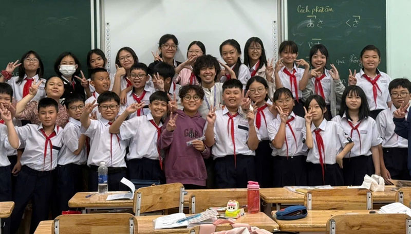 TP.HCM: 18 trường phổ thông được người Nhật hỗ trợ dạy tiếng Nhật