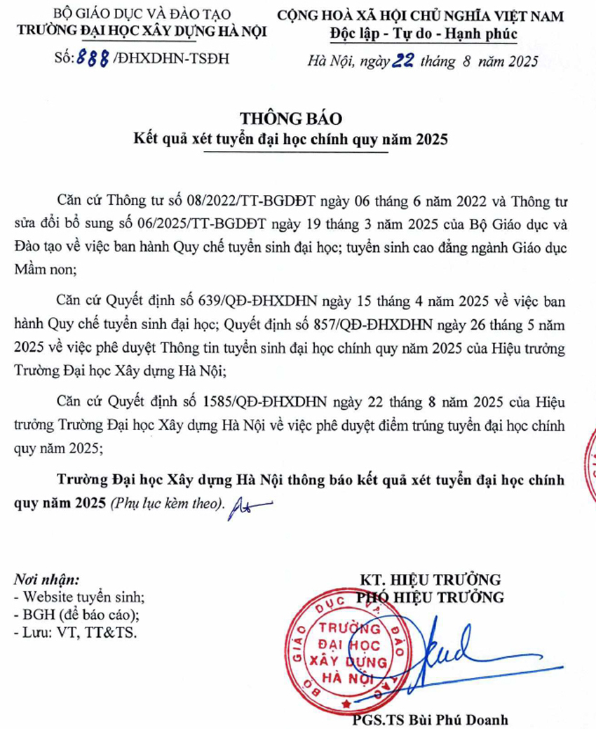 Trường Đại học Xây dựng Hà Nội