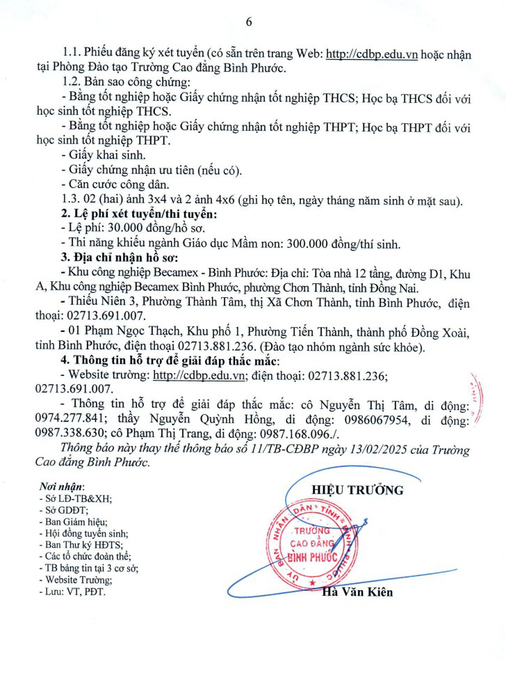 Trường Cao đẳng Bình Phước