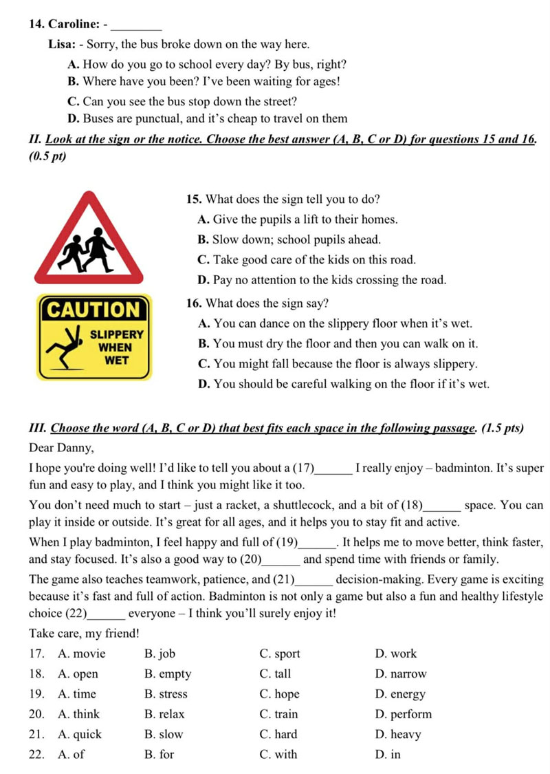 Những đổi mới trong đề thi lớp 10 môn Tiếng Anh TPHCM năm 2026