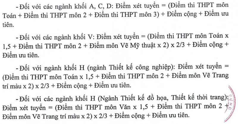 Trường đại học Kiến trúc TP.HCM giảm phương thức xét tuyển