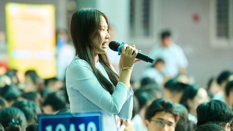 Tư vấn tuyển sinh Cùng bạn định hướng tương lai 2026 tại Trường THPT Võ Văn Kiệt: Chọn ngành… khó bị AI thay thế.