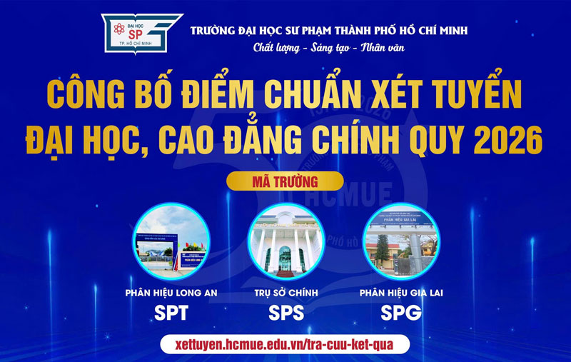 Trường ĐH Sư phạm TPHCM công bố điểm chuẩn năm 2026: Nhiều ngành điểm chuẩn trên 29