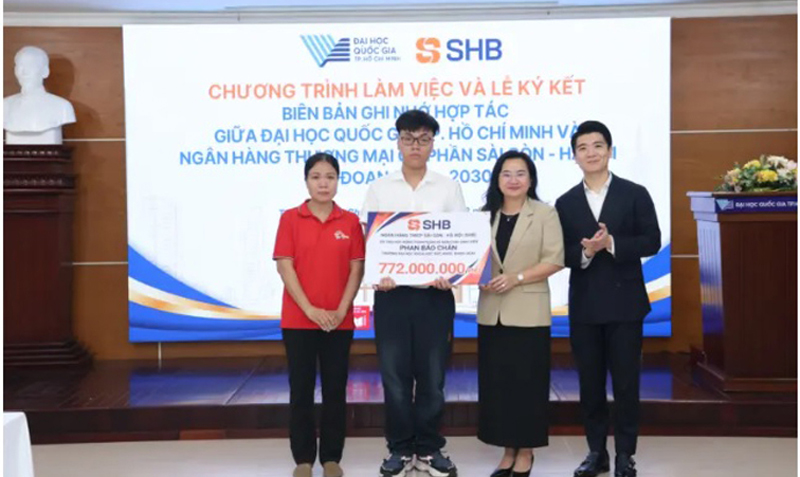 ĐHQG-HCM và SHB thúc đẩy hợp tác đại học - doanh nghiệp gắn với các bài toán thực tiễn